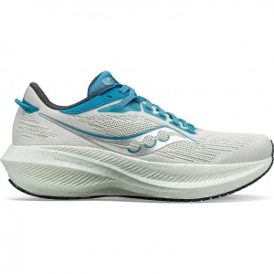 White Saucony Triumph 21 Women's Running Shoes | EGYPT IVRDMB