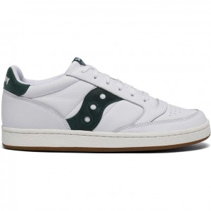 White / Green Saucony Jazz Court Women's Sneakers | EGYPT KRWPAL