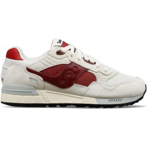 White / Red Saucony Shadow 5000 Men's Sneakers | EGYPT OXTEMW