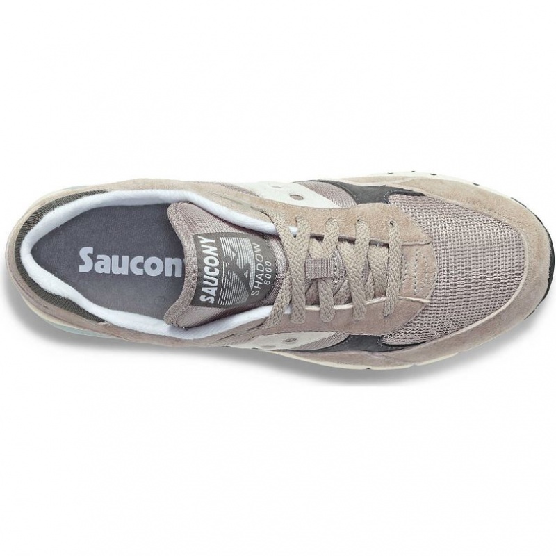 Beige Saucony Shadow 6000 Men's Sneakers | EGYPT VTYLFJ