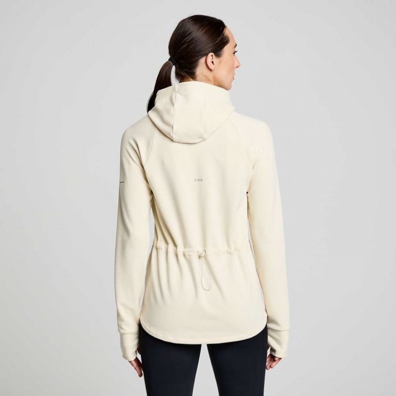 Beige Saucony Triumph Tunic Women's Hoodie | EGYPT LGBTDF