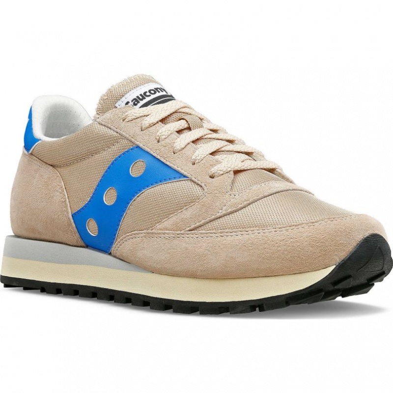 Beige / Blue Saucony Jazz 81 Men's Sneakers | EGYPT PMXWHJ