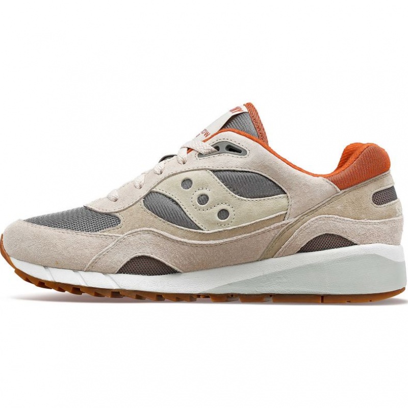 Beige / Grey Saucony Shadow 6000 Men's Sneakers | EGYPT GOPQSA