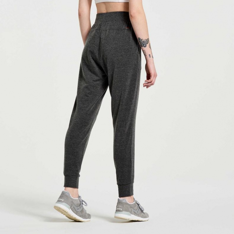 Black Saucony Boston Women's Jogger | EGYPT NLYIUQ