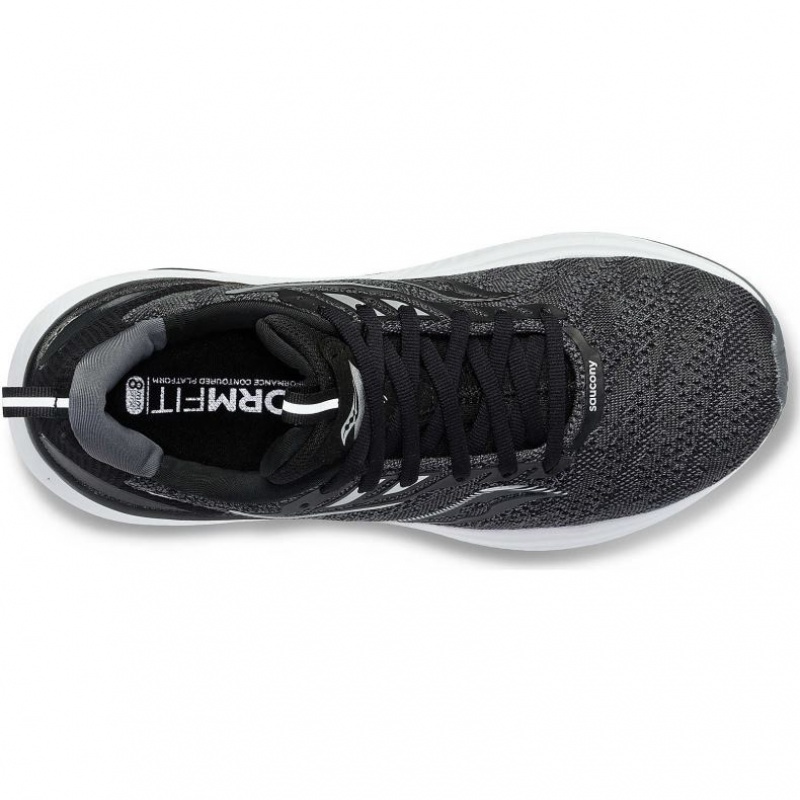 Black Saucony Echelon 9 Men's Wide Running Shoes | EGYPT NHJKPM