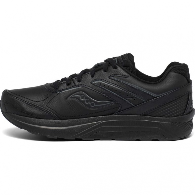 Black Saucony Echelon Walker 3 Extra Men's Wide Running Shoes | EGYPT MULSVJ