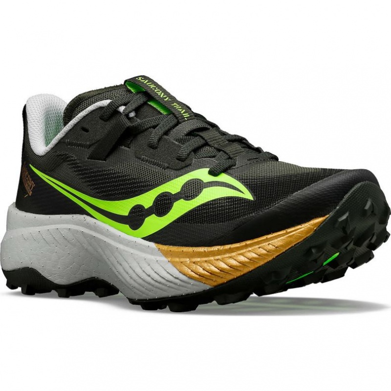 Black Saucony Endorphin Edge Men's Trail Running Shoes | EGYPT UTWNCZ