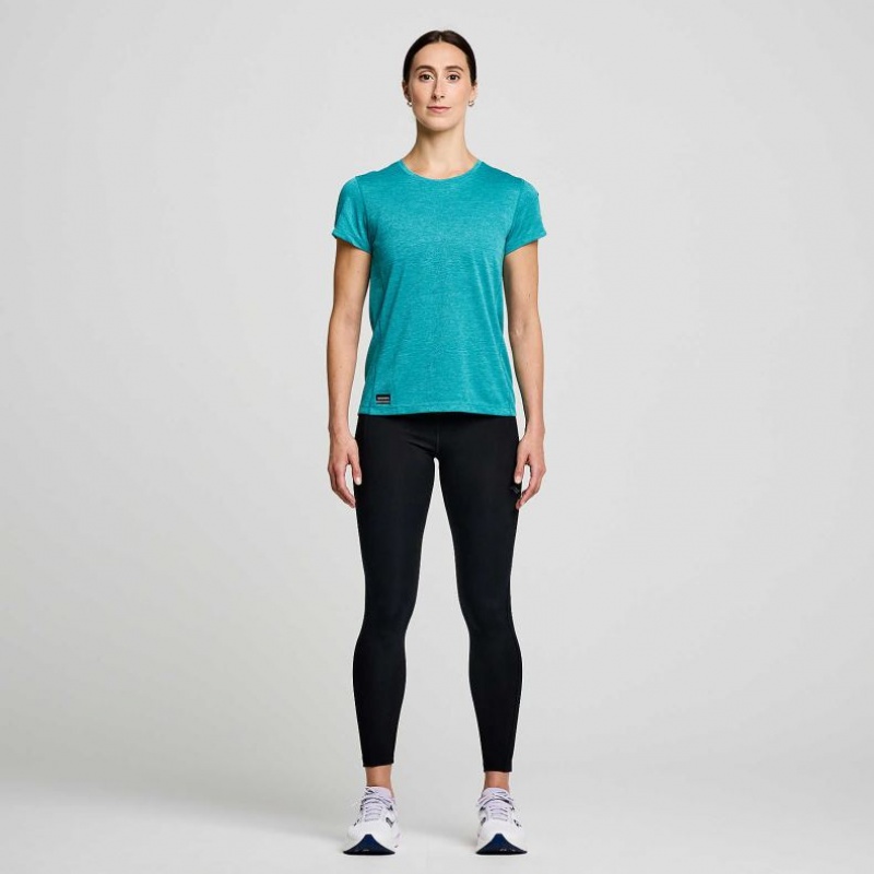 Black Saucony Fortify 7/8 Women's Tight | EGYPT NVYJFD