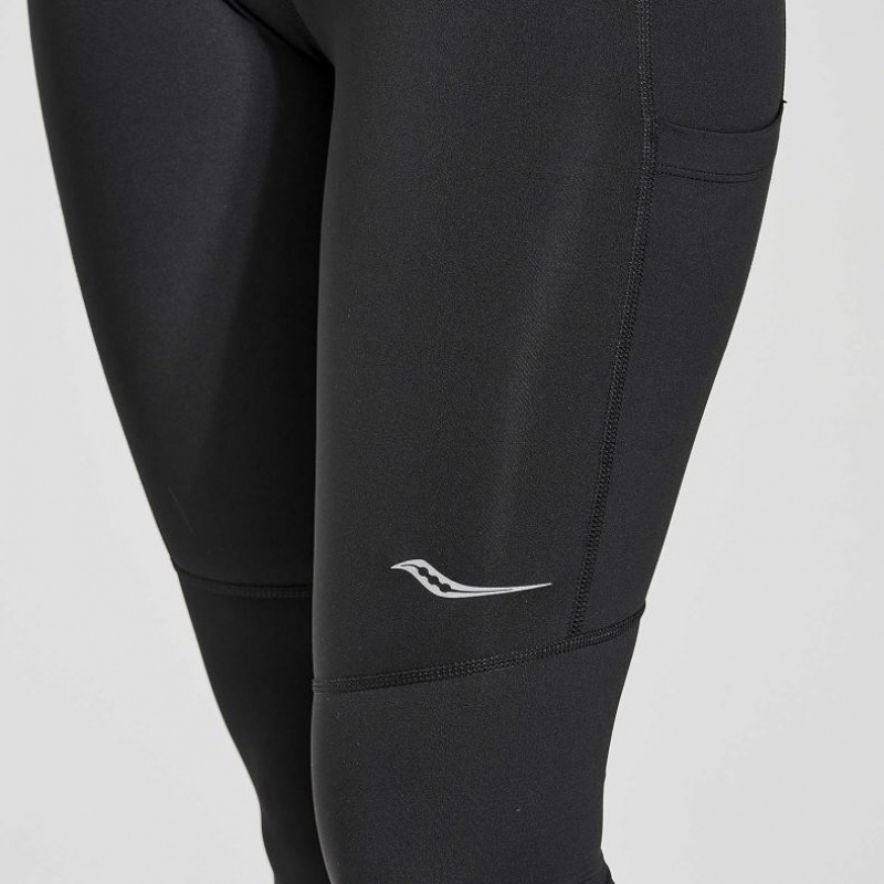 Black Saucony Fortify Women's Tight | EGYPT SXHJYC