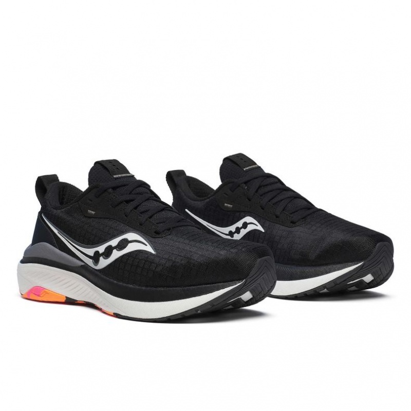 Black Saucony Freedom Crossport Men's Running Shoes | EGYPT ZKHNUA