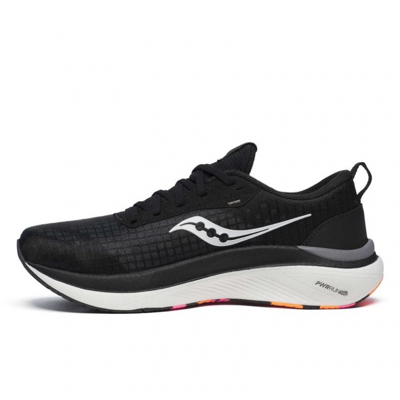 Black Saucony Freedom Crossport Men's Running Shoes | EGYPT ZKHNUA