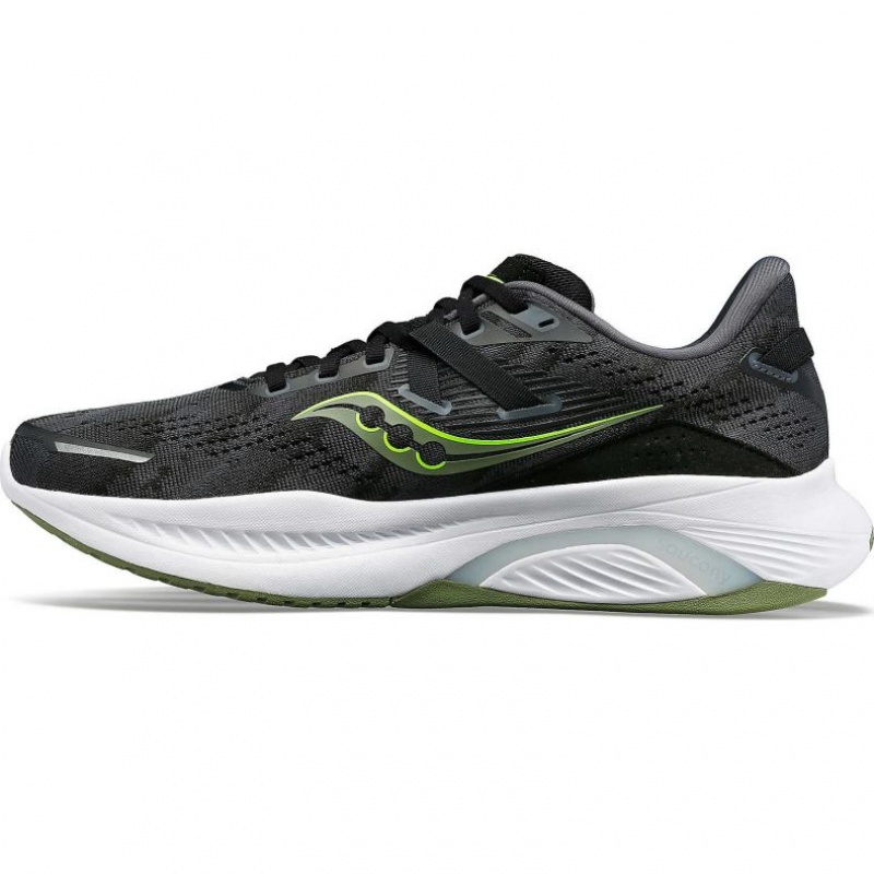 Black Saucony Guide 16 Men's Running Shoes | EGYPT TZIBCY