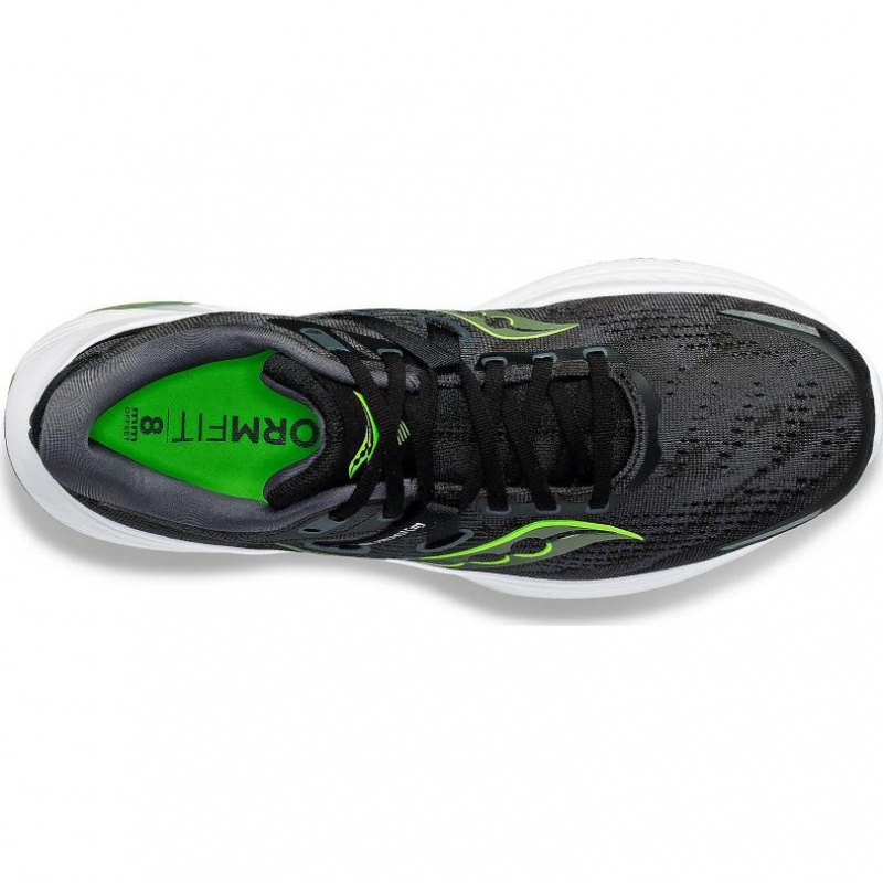 Black Saucony Guide 16 Men's Running Shoes | EGYPT TZIBCY