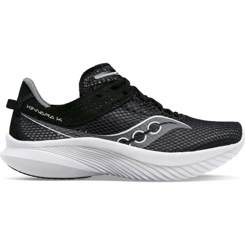 Black Saucony Kinvara 14 Men\'s Running Shoes | EGYPT XMYEHC