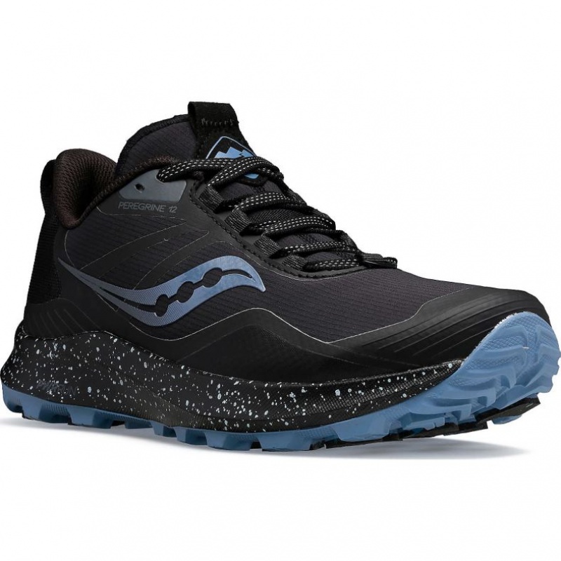 Black Saucony Peregrine ICE+ 3 Women's Trail Running Shoes | EGYPT BFREVC