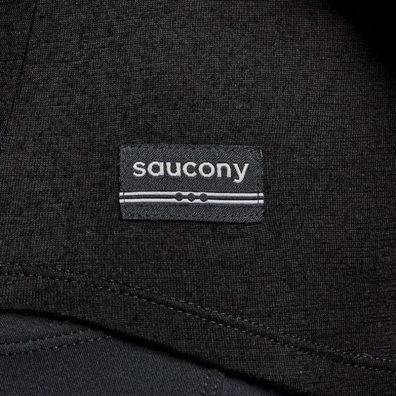 Black Saucony Peregrine Merino Long Sleeve Women's T-Shirt | EGYPT PFVJBK