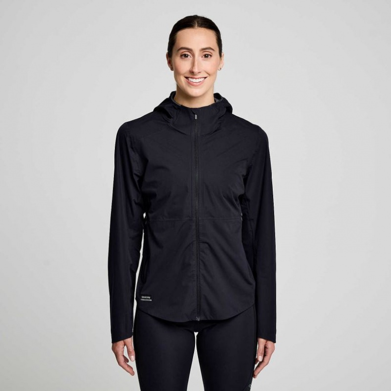 Black Saucony Runshield Women\'s Jacket | EGYPT KGUSFM