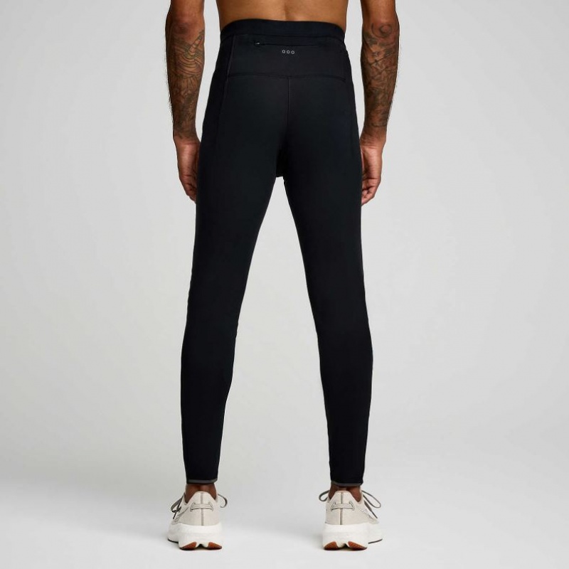 Black Saucony Solstice Men's Tight | EGYPT EZFWPA