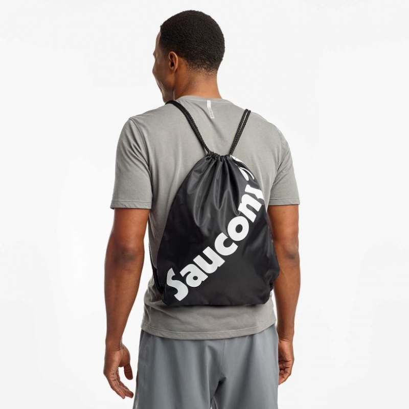 Black Saucony String Men's Bag | EGYPT RELVQI