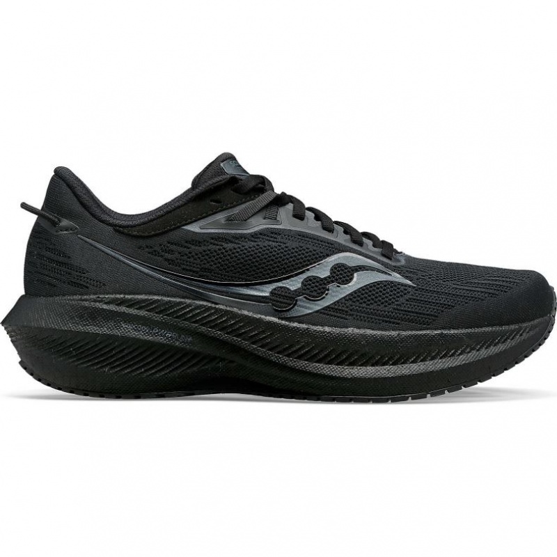 Black Saucony Triumph 21 Men\'s Running Shoes | EGYPT LYZSPA