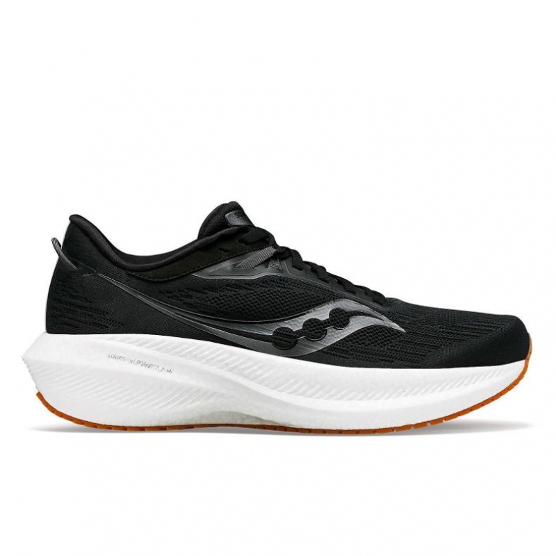 Black Saucony Triumph 21 Men\'s Running Shoes | EGYPT ISDYAM