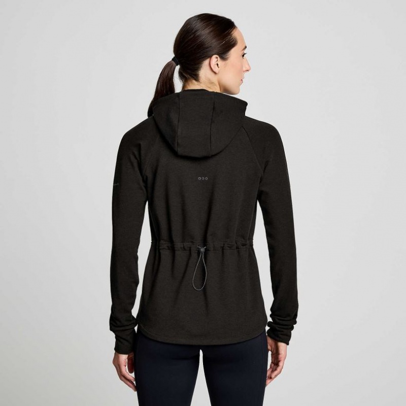 Black Saucony Triumph Tunic Women's Hoodie | EGYPT SBJMGK