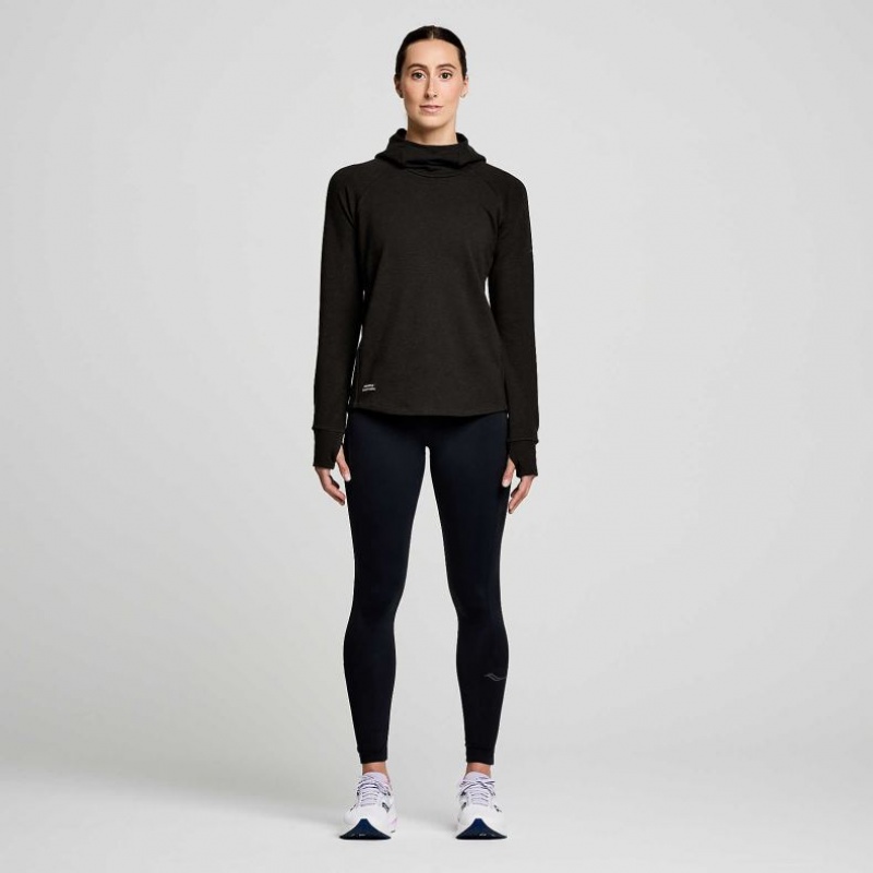 Black Saucony Triumph Tunic Women's Hoodie | EGYPT SBJMGK