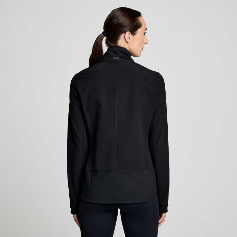 Black Saucony Triumph Women's Jacket | EGYPT XQFSGY