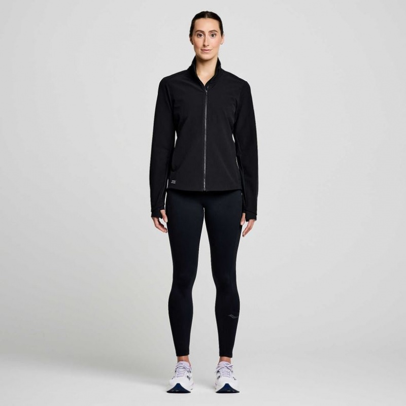 Black Saucony Triumph Women's Jacket | EGYPT XQFSGY