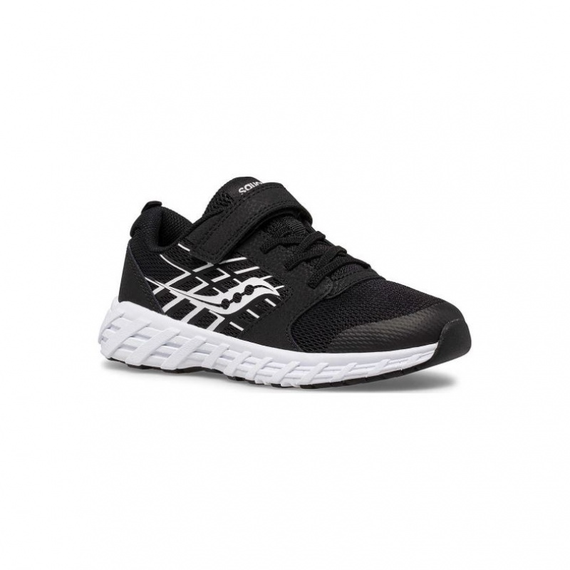 Black Saucony Wind 2.0 A/C Big Kids' Sneakers | EGYPT DURNIB