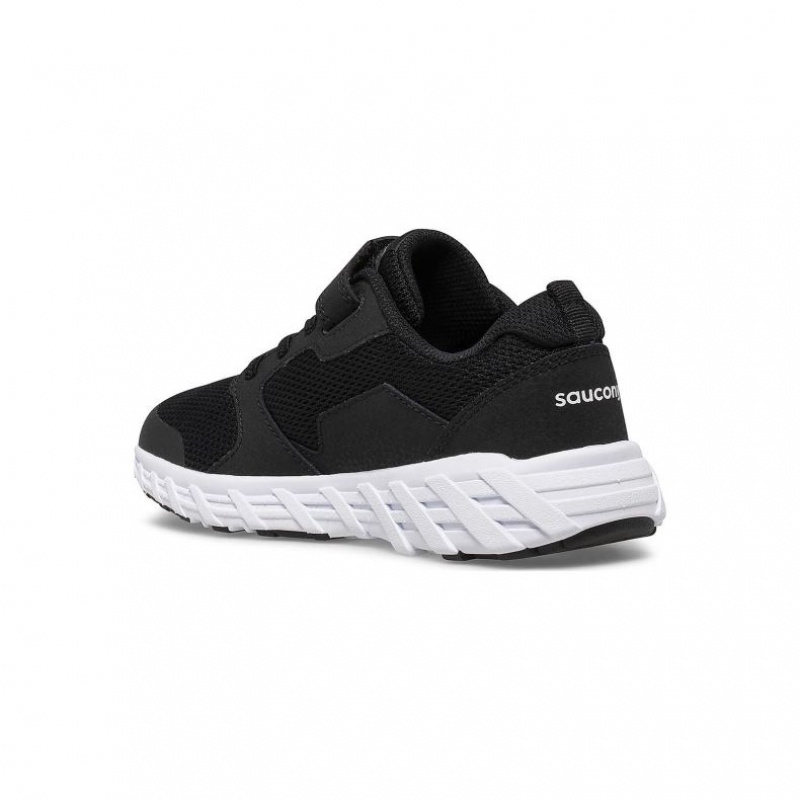 Black Saucony Wind 2.0 A/C Big Kids' Sneakers | EGYPT DURNIB