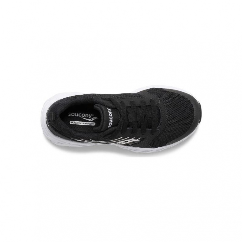 Black Saucony Wind 2.0 Lace Big Kids' Sneakers | EGYPT SGZPKT