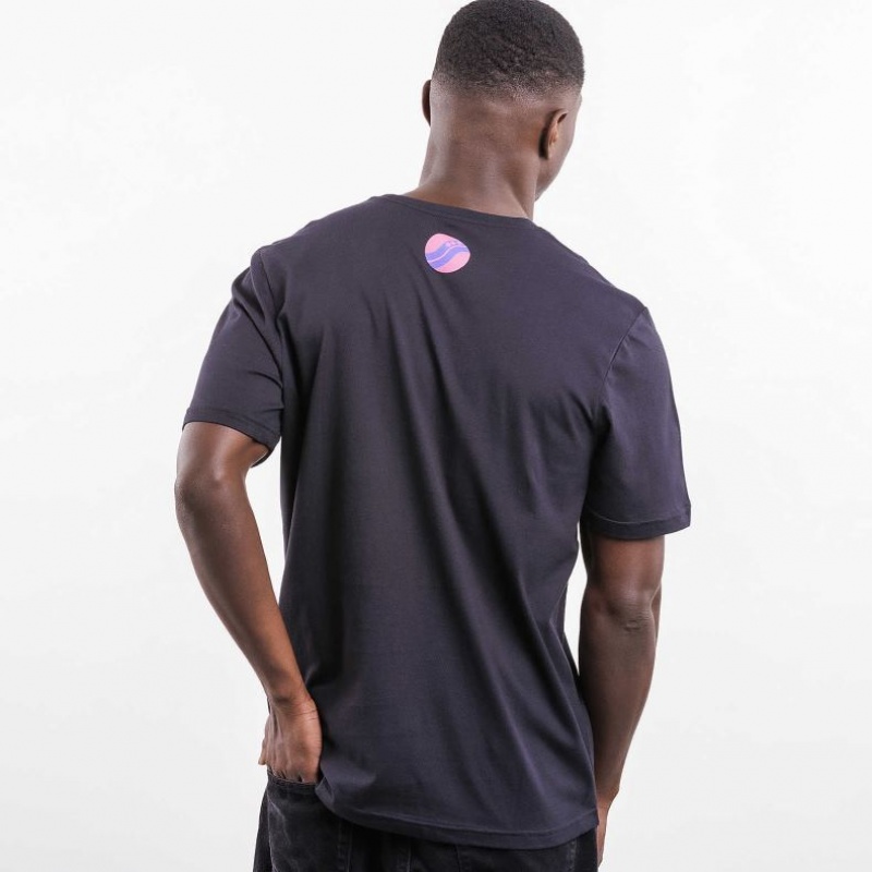 Black Saucony X Frank Cooke Rested Men's T-Shirt | EGYPT YUQCXR