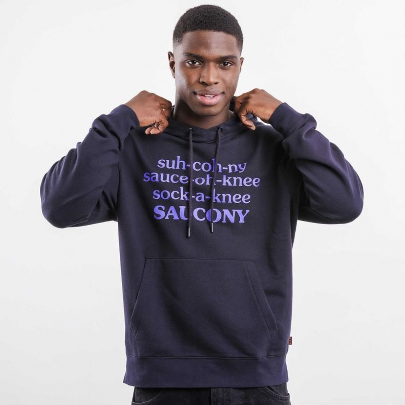 Black Saucony X Frank Cooke Rested Men\'s Hoodie | EGYPT KLUHWS