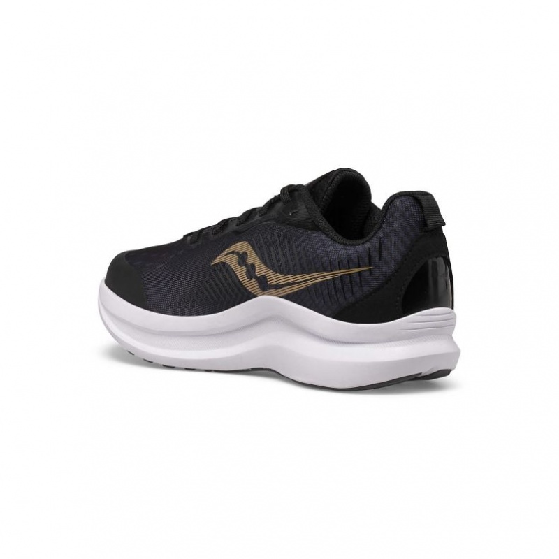 Black / Gold Saucony Endorphin KDZ Big Kids' Sneakers | EGYPT CRAUBN