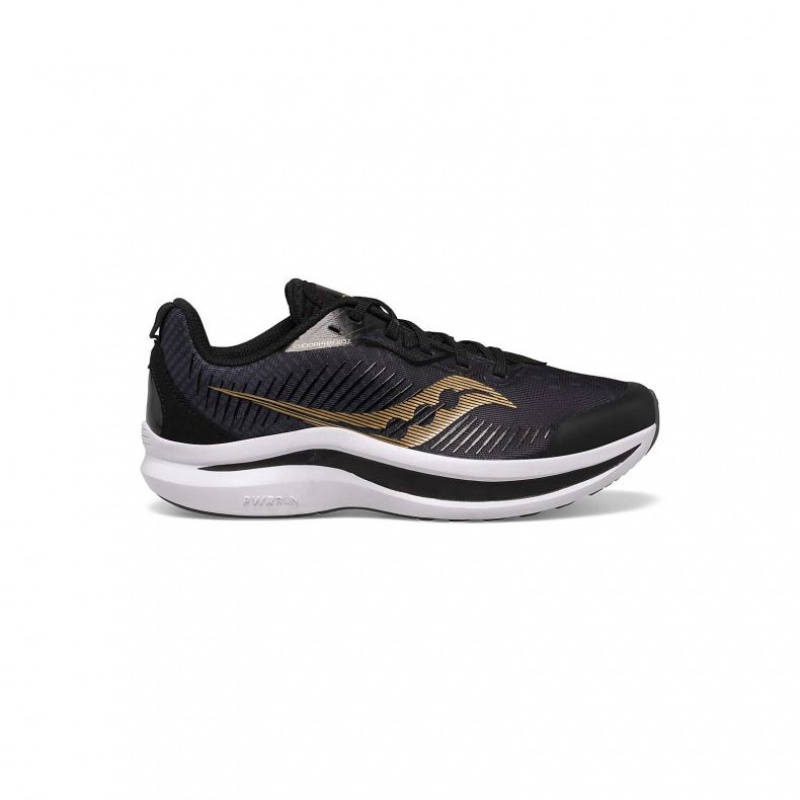 Black / Gold Saucony Endorphin KDZ Big Kids\' Sneakers | EGYPT CRAUBN