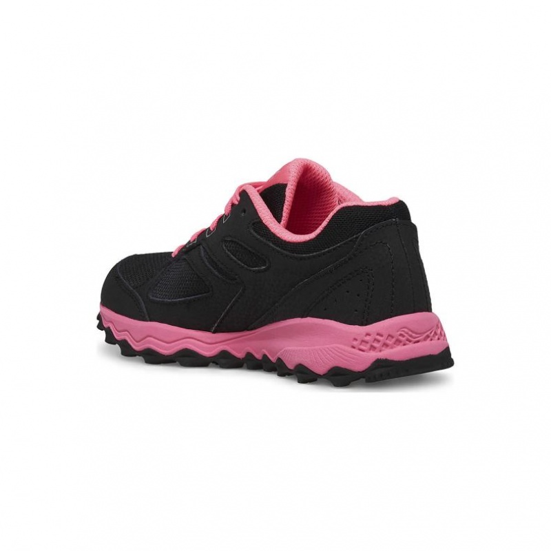 Black / Pink Saucony Cohesion TR14 Lace Big Kids' Sneakers | EGYPT WGHSQX