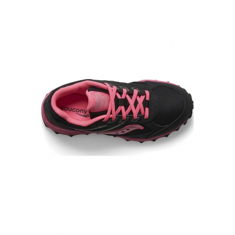 Black / Pink Saucony Cohesion TR14 Lace Big Kids' Sneakers | EGYPT WGHSQX