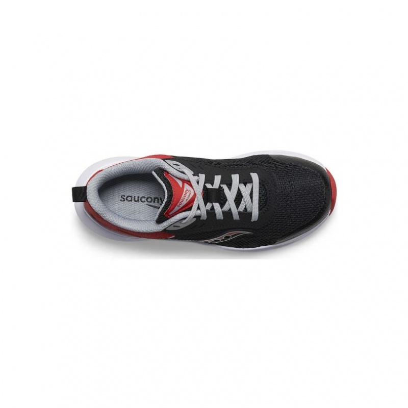 Black / Red Saucony Axon 3 Big Kids' Sneakers | EGYPT EITJXQ