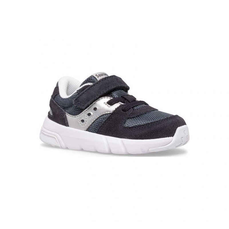 Black / Silver Saucony Jazz Lite 2.0 Little Kids' Sneakers | EGYPT UVQDKT