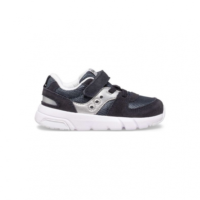 Black / Silver Saucony Jazz Lite 2.0 Little Kids\' Sneakers | EGYPT UVQDKT