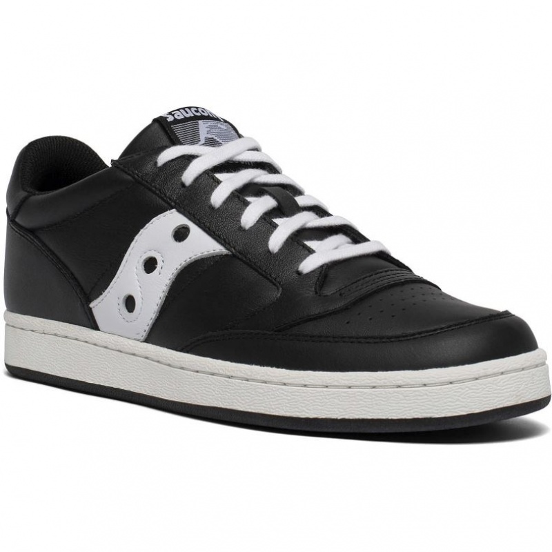 Black / White Saucony Jazz Court Men's Sneakers | EGYPT IJKRAP