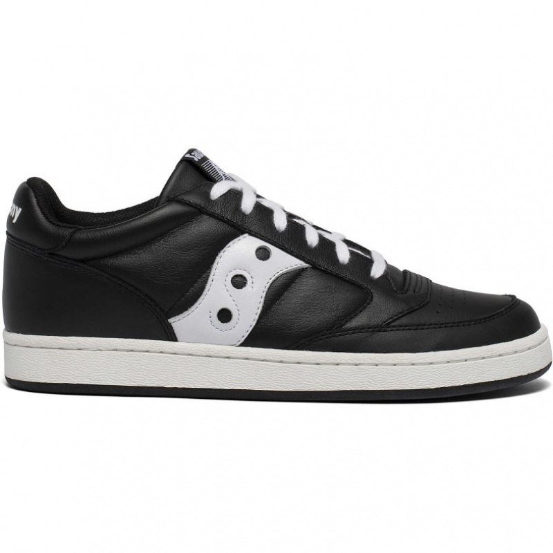 Black / White Saucony Jazz Court Men\'s Sneakers | EGYPT IJKRAP