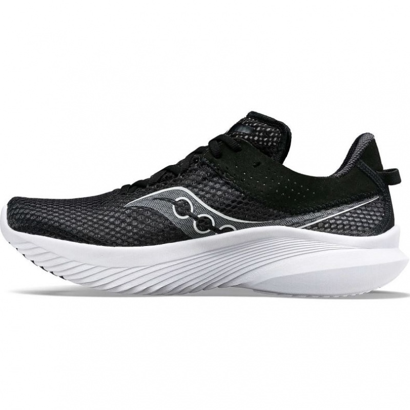 Black / White Saucony Kinvara 14 Women's Running Shoes | EGYPT BQMIWR