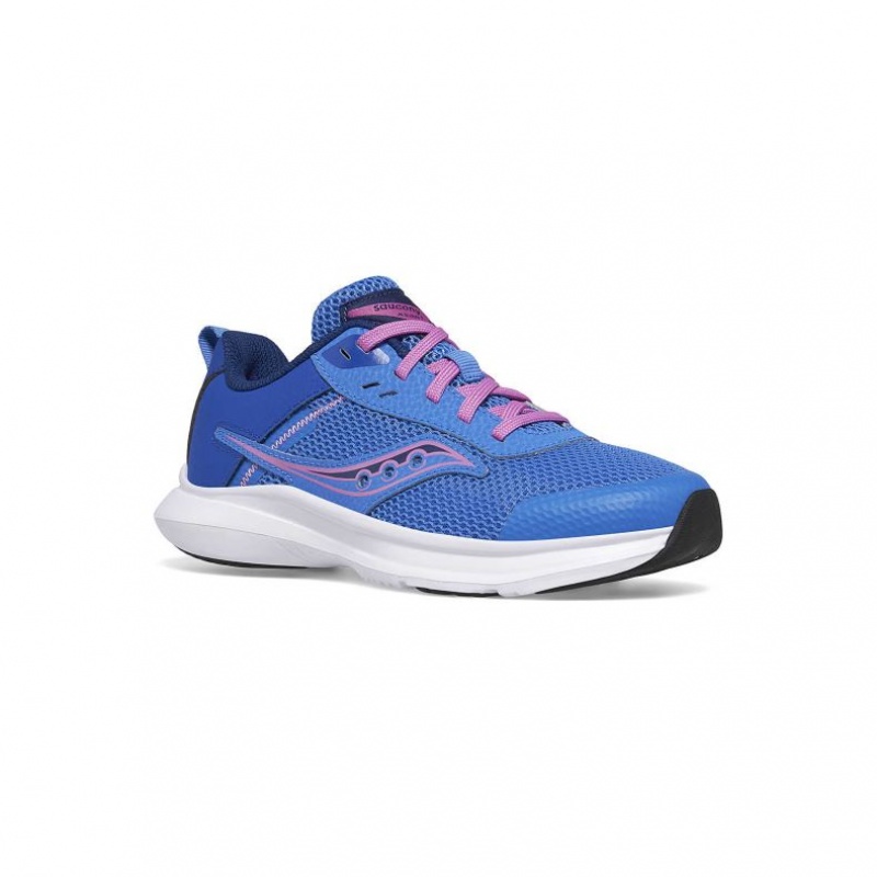 Blue Saucony Axon 3 Big Kids' Sneakers | EGYPT VTRYGW