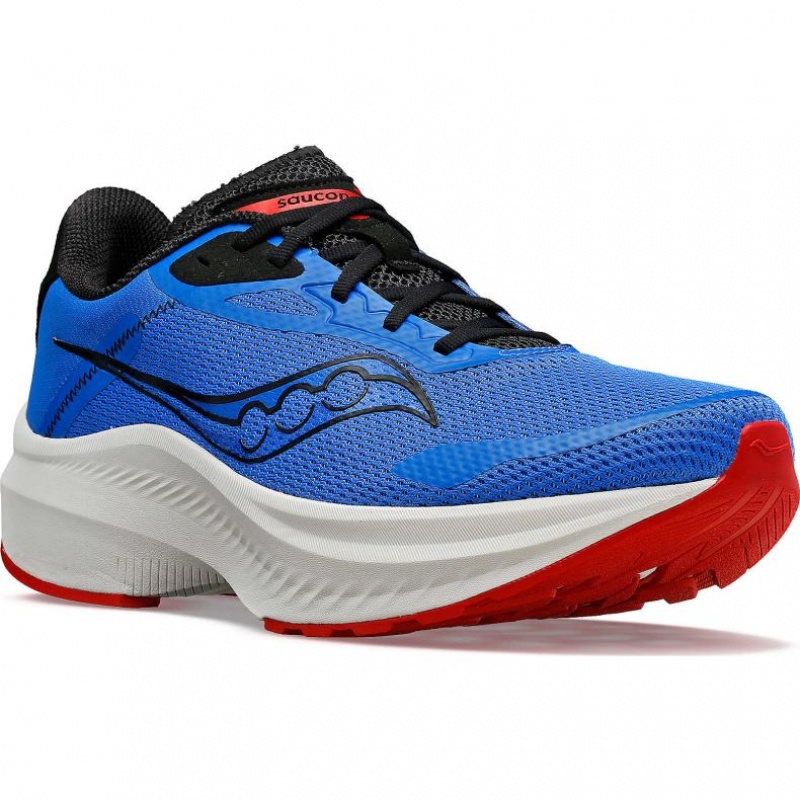 Blue Saucony Axon 3 Men's Running Shoes | EGYPT MKRXNS