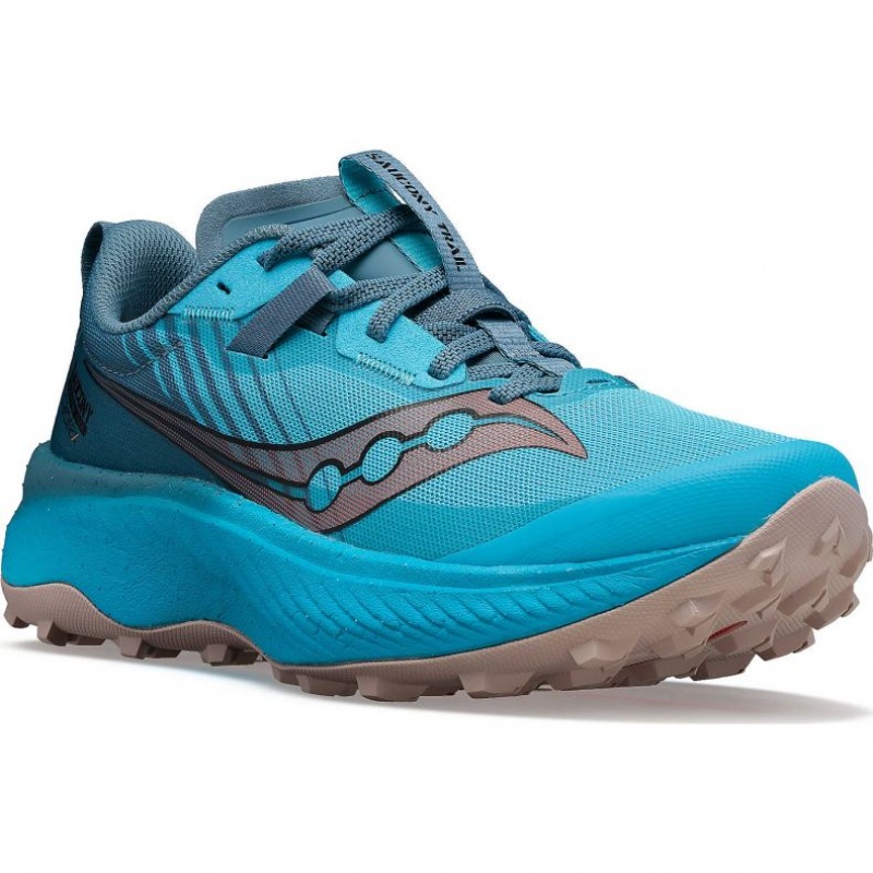 Blue Saucony Endorphin Edge Women's Trail Running Shoes | EGYPT QLKOFW