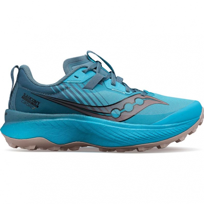 Blue Saucony Endorphin Edge Women\'s Trail Running Shoes | EGYPT QLKOFW