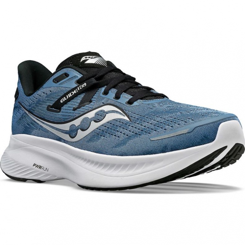 Blue Saucony Guide 16 Men's Running Shoes | EGYPT FCEPYI