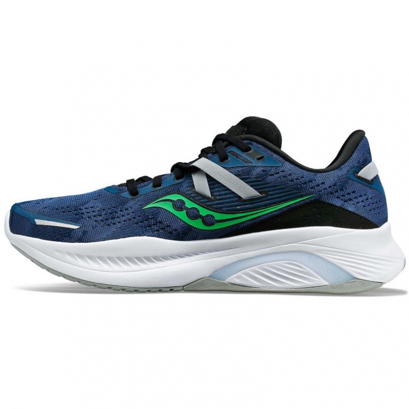 Blue Saucony Guide 16 Men's Wide Running Shoes | EGYPT EPATNY